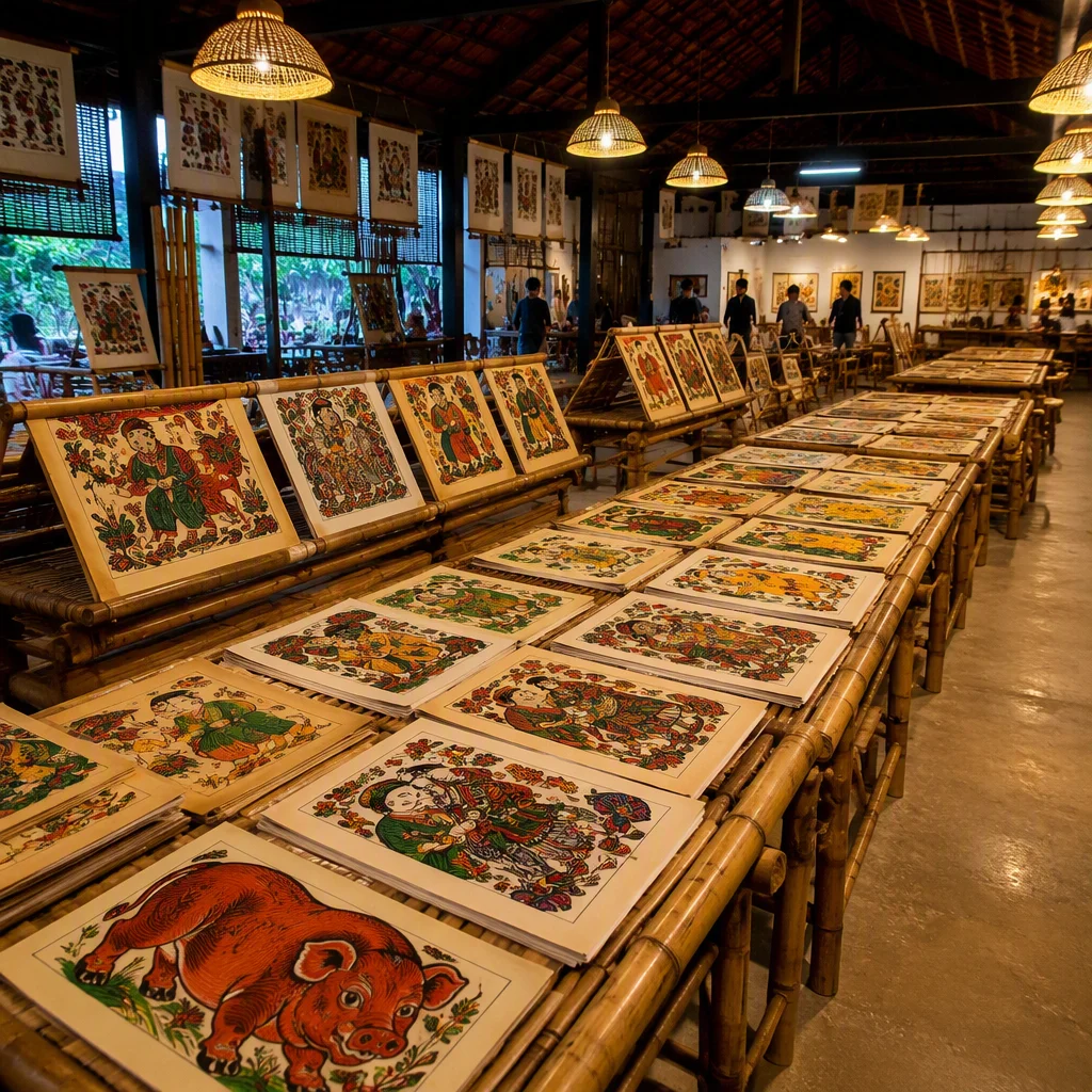 Mẫu tranh đông hồ thứ 15
