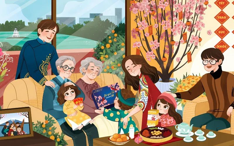 Hình ảnh Tết đoàn viên 8