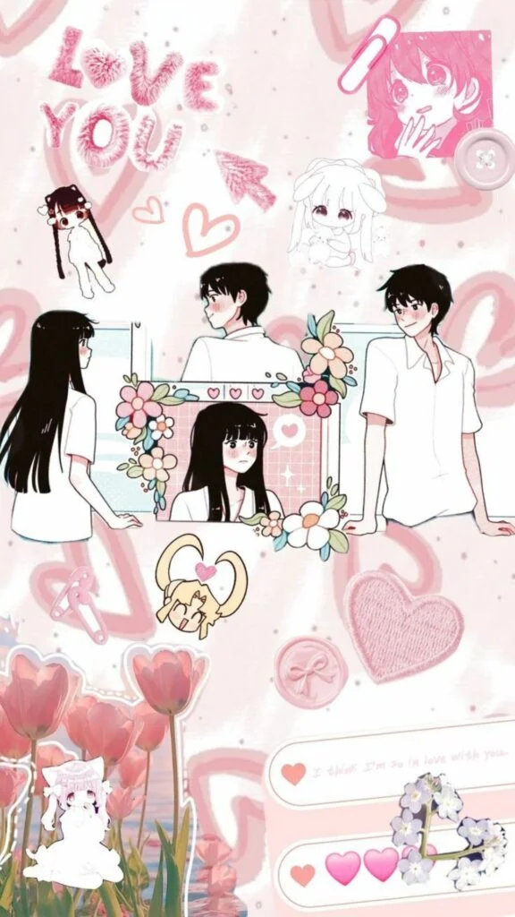 Hình nền hoạt hình cute độ phân giải cao gợi nhớ tuổi thơ và mang lại cảm giác vui vẻ, gần gũi