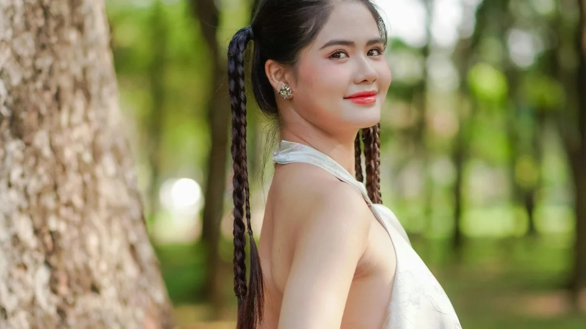 Hình Ảnh cô gái xinh đẹp thuần khiết